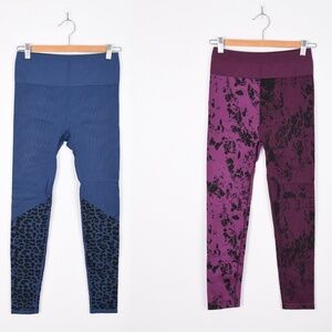 Fabletics womens active wear pants SMALL Yoga 2pc bundle